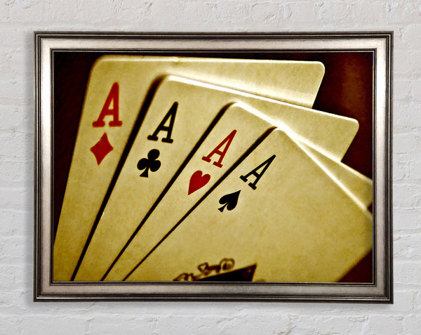 Card Framed Print