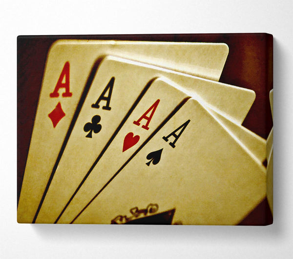  A Canvas Print of Card Canvas Print