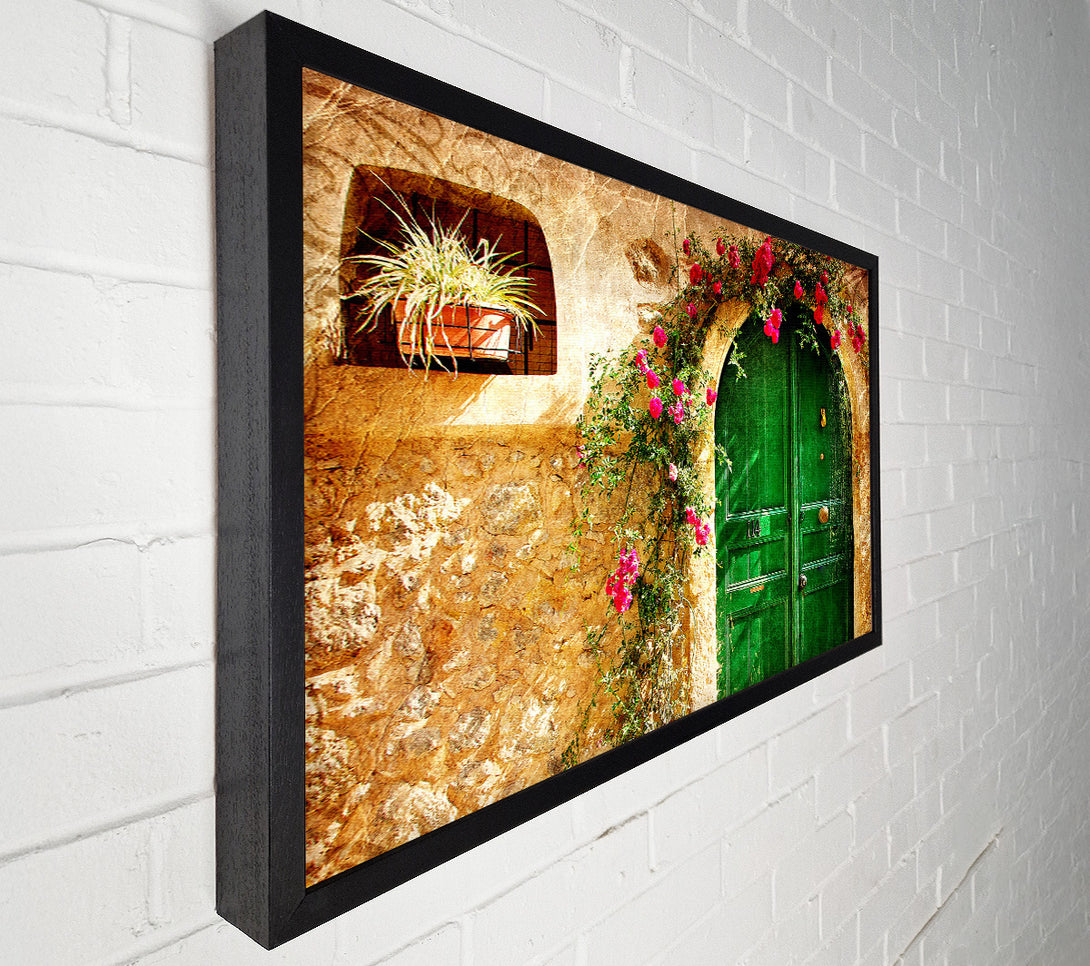  A Canvas Print of Picturesque Old House Canvas Print