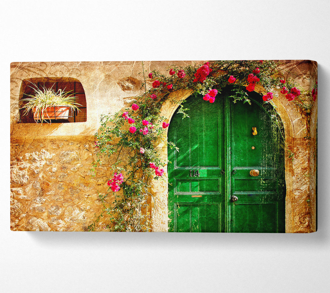  A Canvas Print of Picturesque Old House Canvas Print