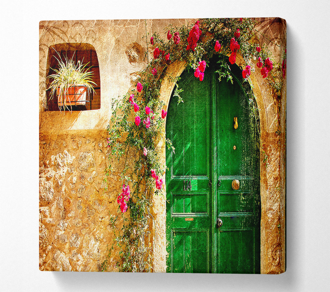  A Canvas Print of Picturesque Old House Canvas Print
