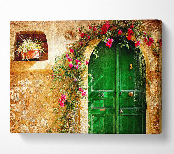 A Canvas Print of Picturesque Old House Canvas Print