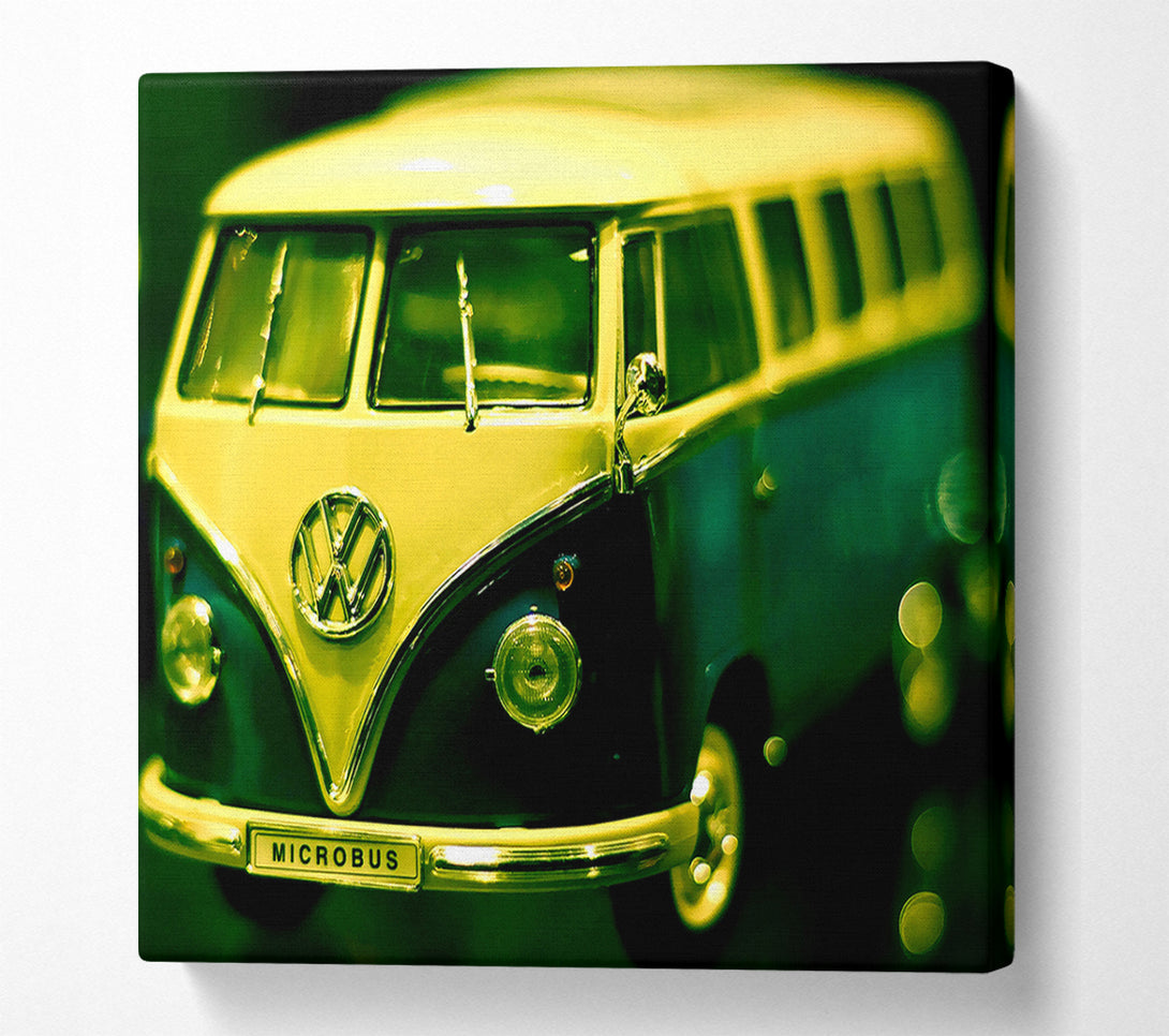  A Canvas Print of Volkswagen Bus Toy Canvas Art