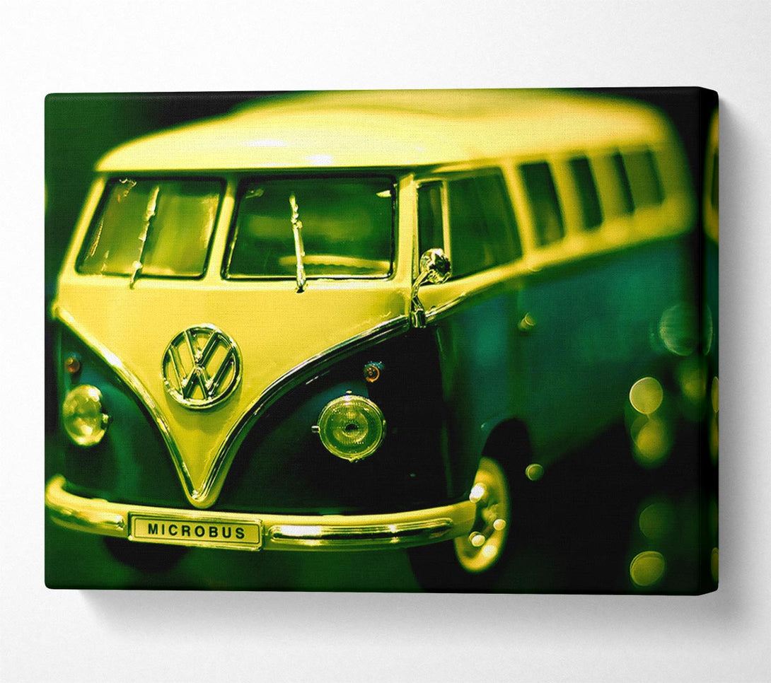  A Canvas Print of Volkswagen Bus Toy Canvas Art