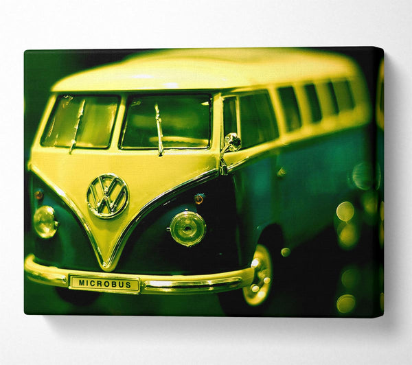  A Canvas Print of Volkswagen Bus Toy Canvas Art