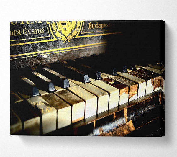  A Canvas Print of Old Piano 2 Canvas Print