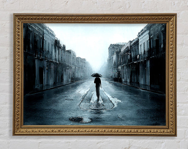 Cold Autumn Day Framed Print