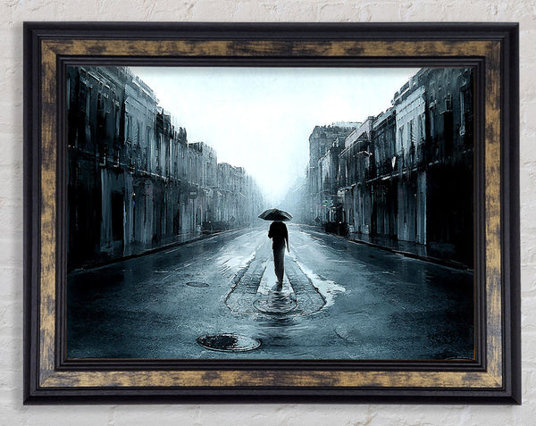 Cold Autumn Day Framed Print