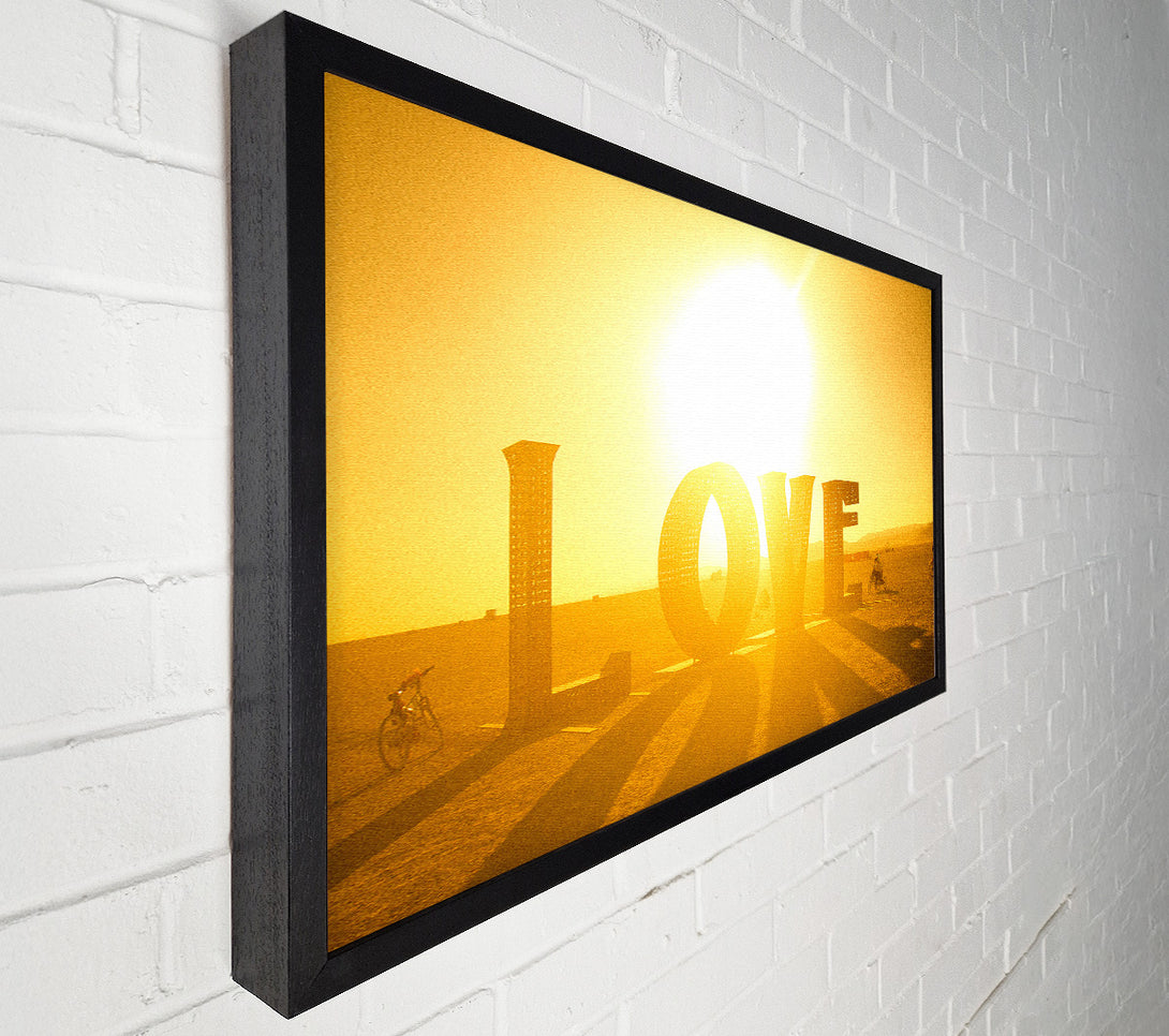  A Canvas Print of Love Shadow Canvas Print