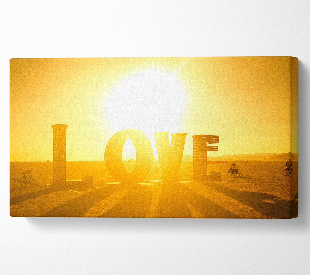  A Canvas Print of Love Shadow Canvas Print