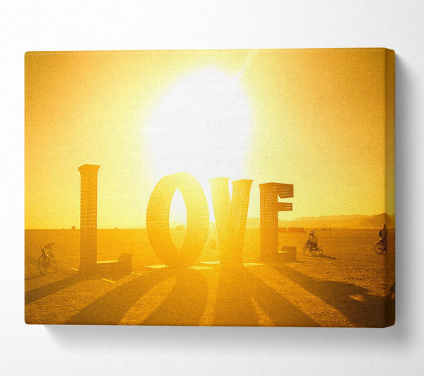  A Canvas Print of Love Shadow Canvas Print