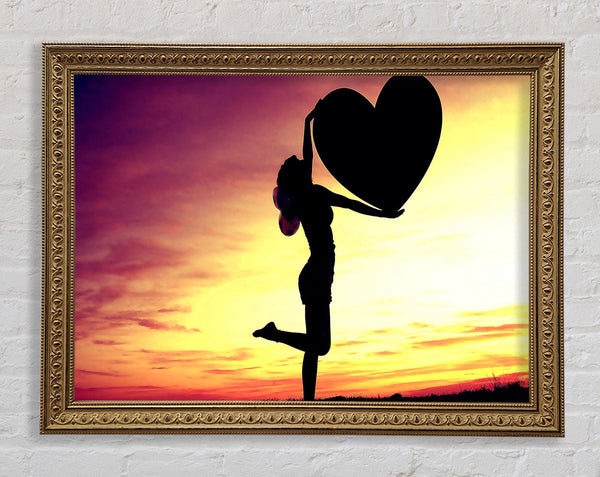 Cupid Fairy Framed Print