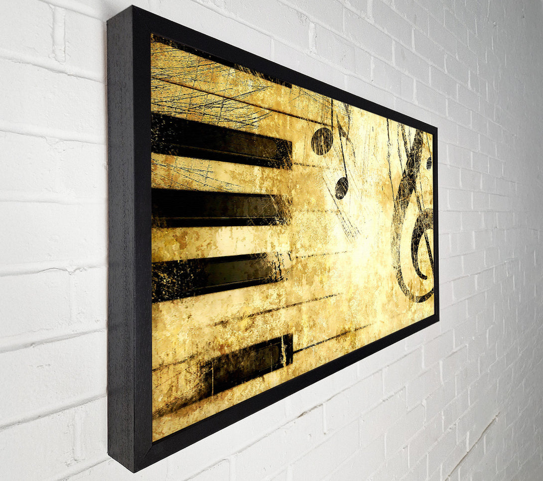  A Canvas Print of Old Music Score Background Canvas Art