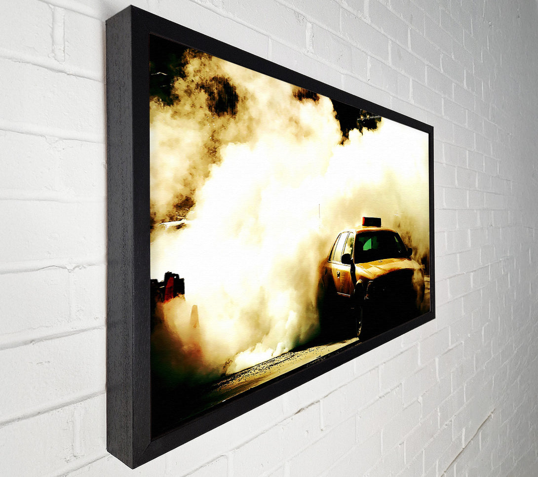  A Canvas Print of Taxi Canvas Wall Art