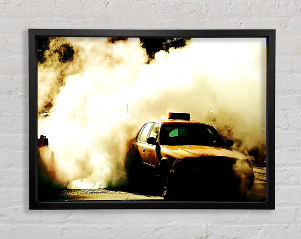 Taxi Framed Print