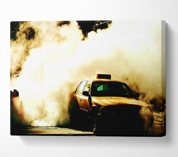  A Canvas Print of Taxi Canvas Wall Art
