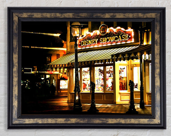 Main Street Noir Framed Print