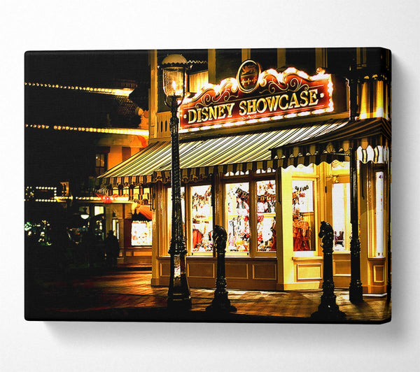  A Canvas Print of Main Street Noir Canvas Art