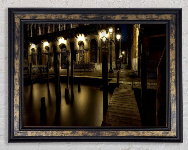 Venice Streets Framed Print