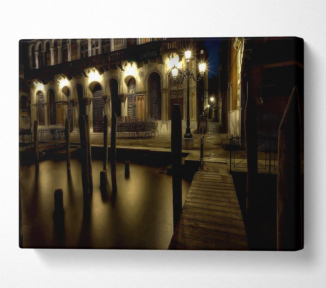 A Canvas Print of Venice Streets Canvas Wall Art