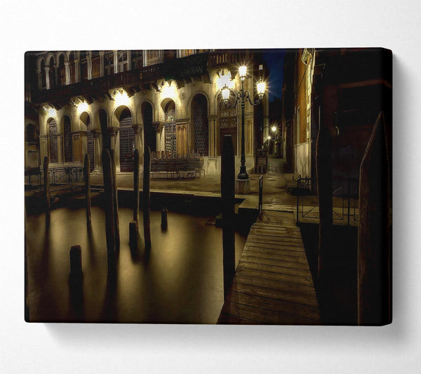  A Canvas Print of Venice Streets Canvas Wall Art