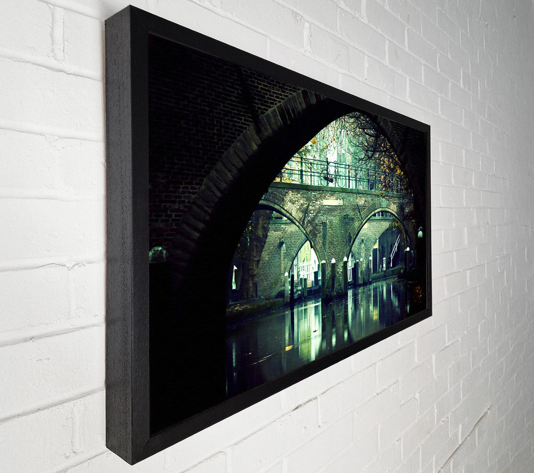  A Canvas Print of River And Bridges Canvas Print