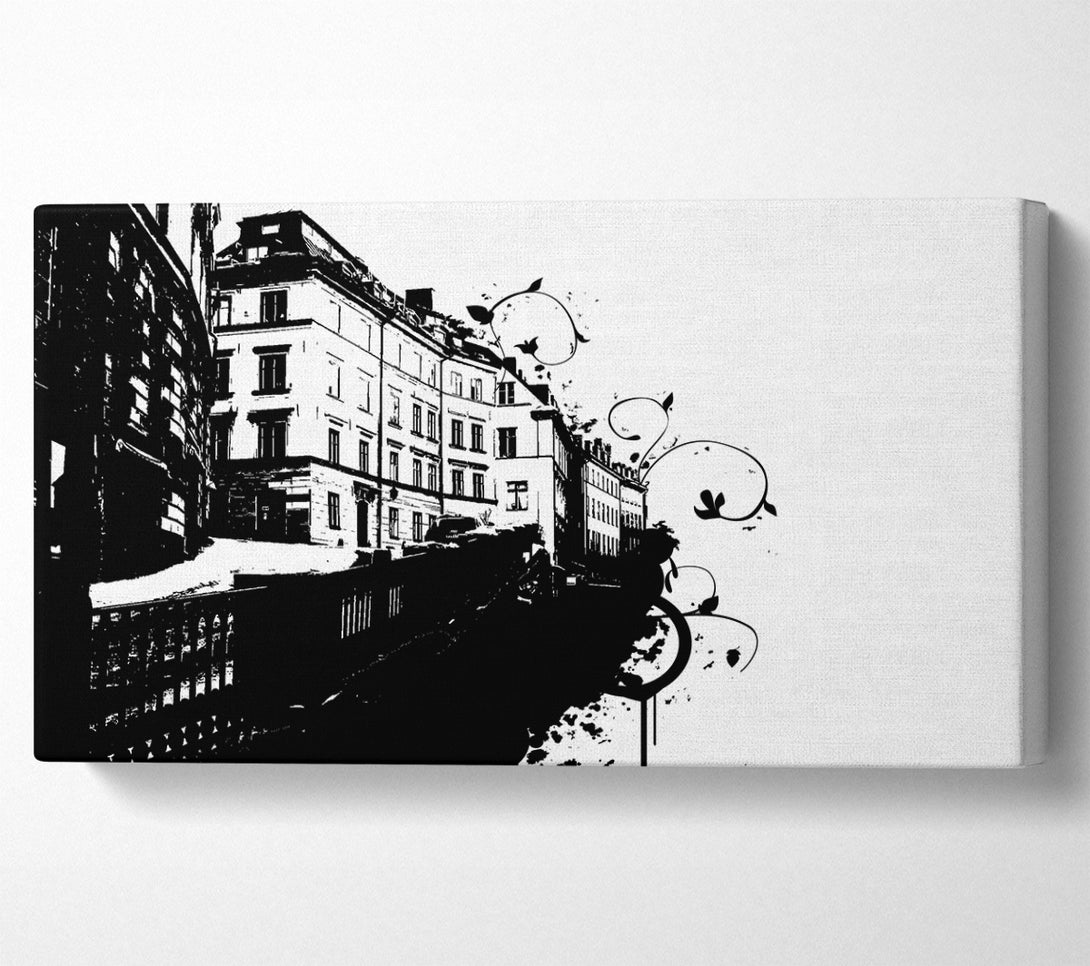  A Canvas Print of Venice Stencil Canvas Art