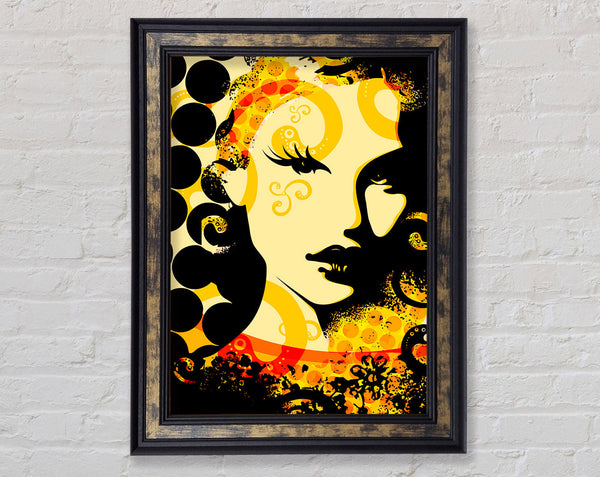 Fairy Face Framed Print