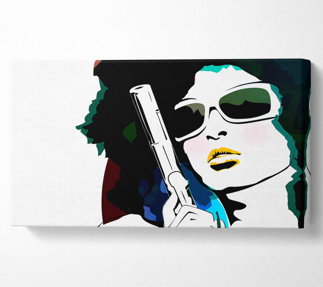  A Canvas Print of Female Weapon Canvas Print