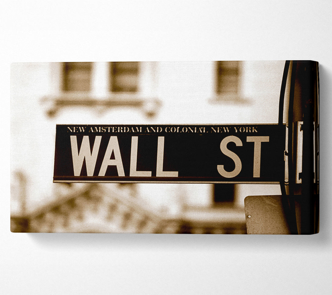  A Canvas Print of New York City Wall Street Canvas Art