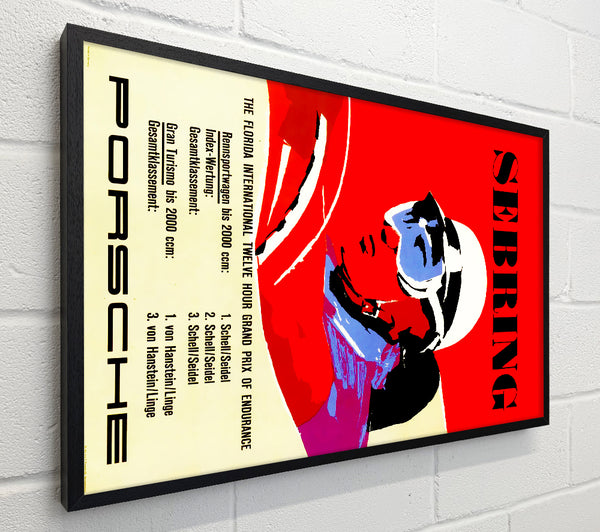 Porsche Retro Poster