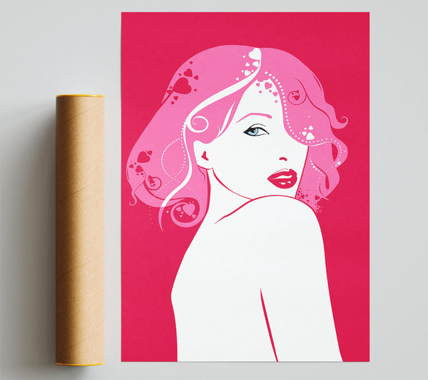 Shocking Pink Female Poster