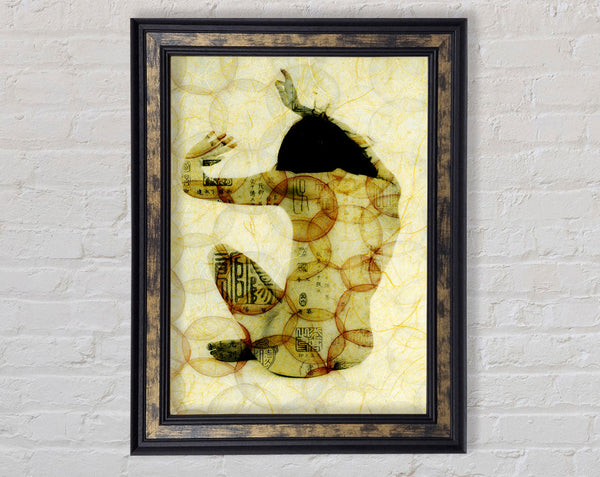 Tribal Tattoo Woman Framed Print