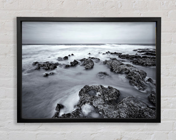 Schwarzes und weißes Meer
