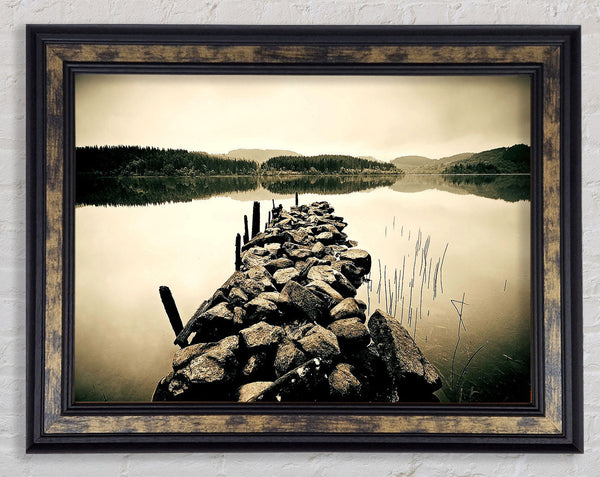 Rock Dock Framed Print