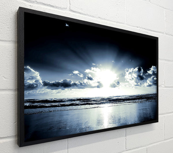 Blue Sunshine On The Beach