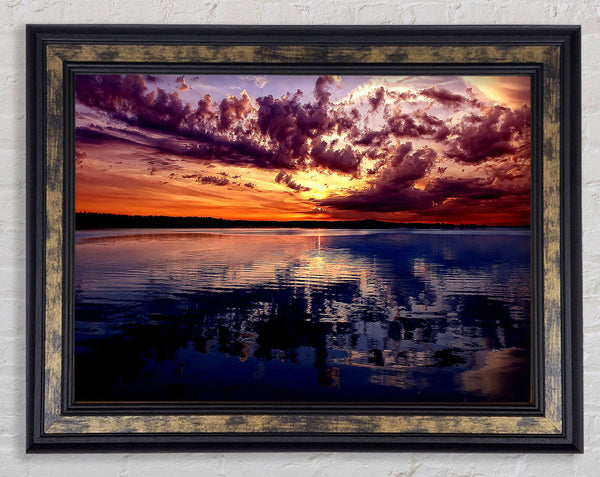 Amazing Dusk Framed Print