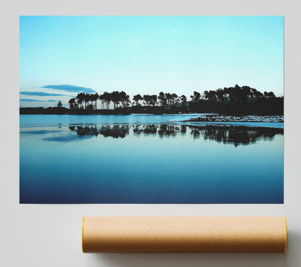 Cold Winter Ocean Print