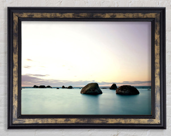 Beach Serenity Framed Print
