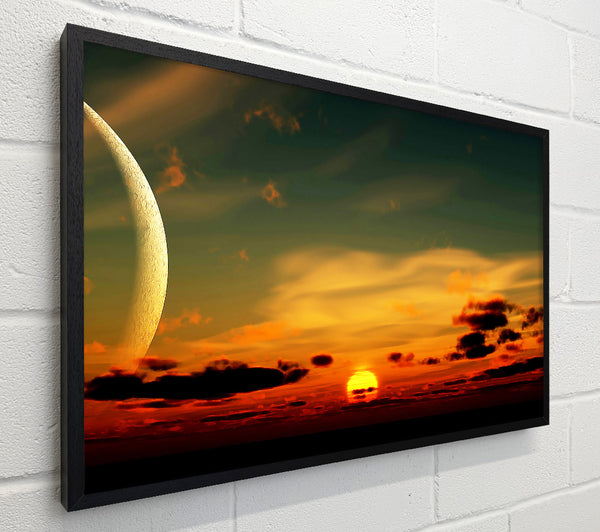Beautiful Sunset Moon
