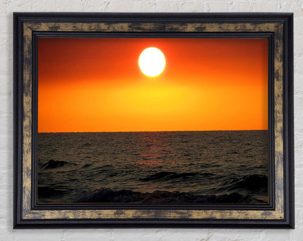 Caspian Sea Framed Print