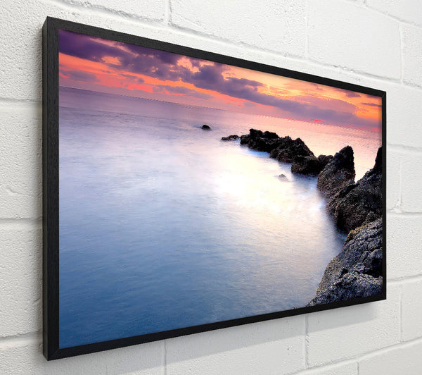 Beautiful Serene Ocean Rocks