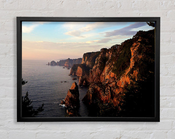 The Edge Of Heaven Framed Print