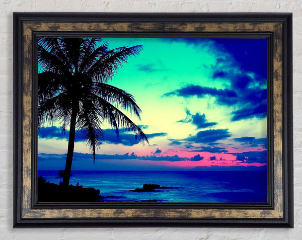 Tropical Sunrise Framed Print