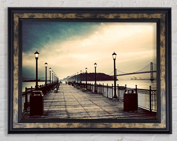Promenade Storms Framed Print