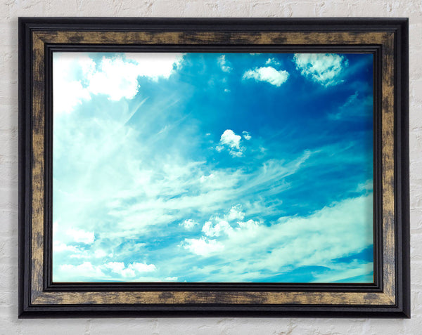 Blue Sky Framed Print