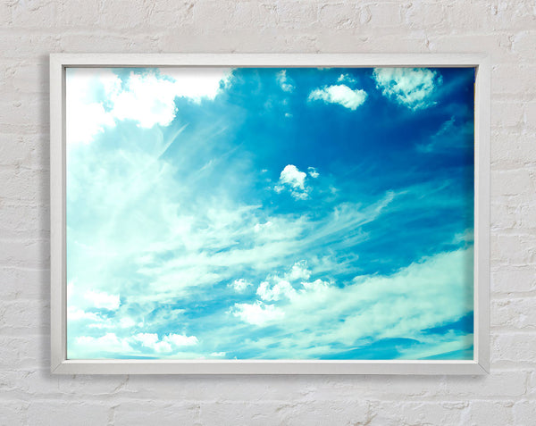 Blue Sky Framed Print