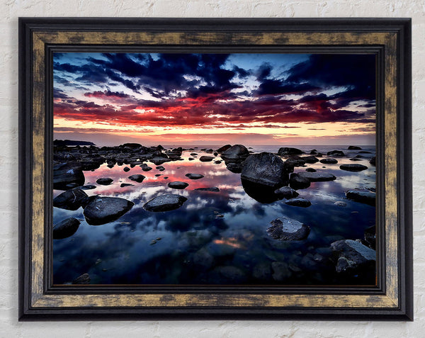 Cape Arkona Germany Framed Print