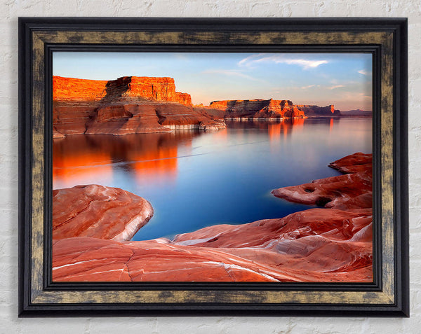 Padre Bay Lake Powell Utah Framed Print