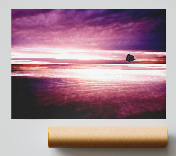 Purple Nature Giclee Print